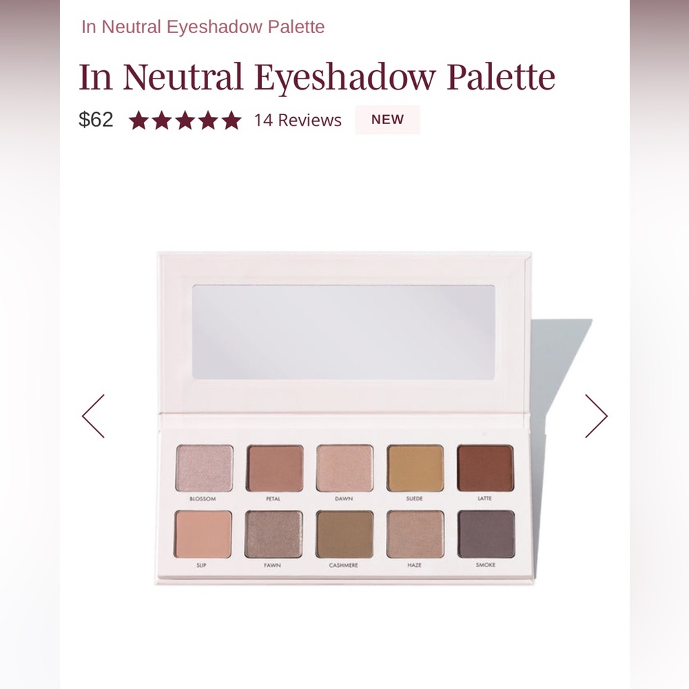 Wander beauty in neutral eyeshadow palette sealed brand new